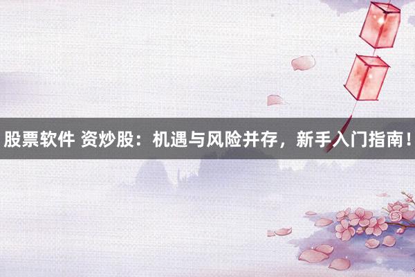 股票软件 资炒股：机遇与风险并存，新手入门指南！